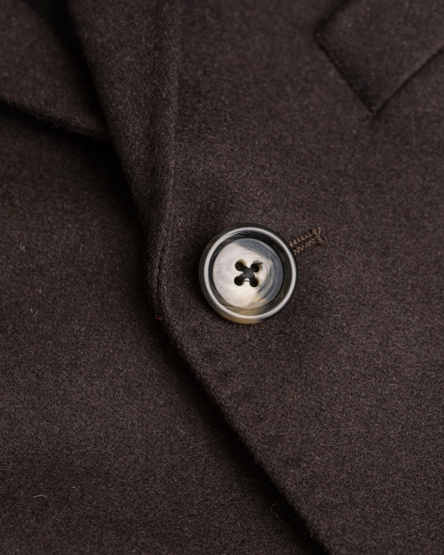 Herre | Jakker | J.Lindeberg | Wolger Compact Melton Coat Brown