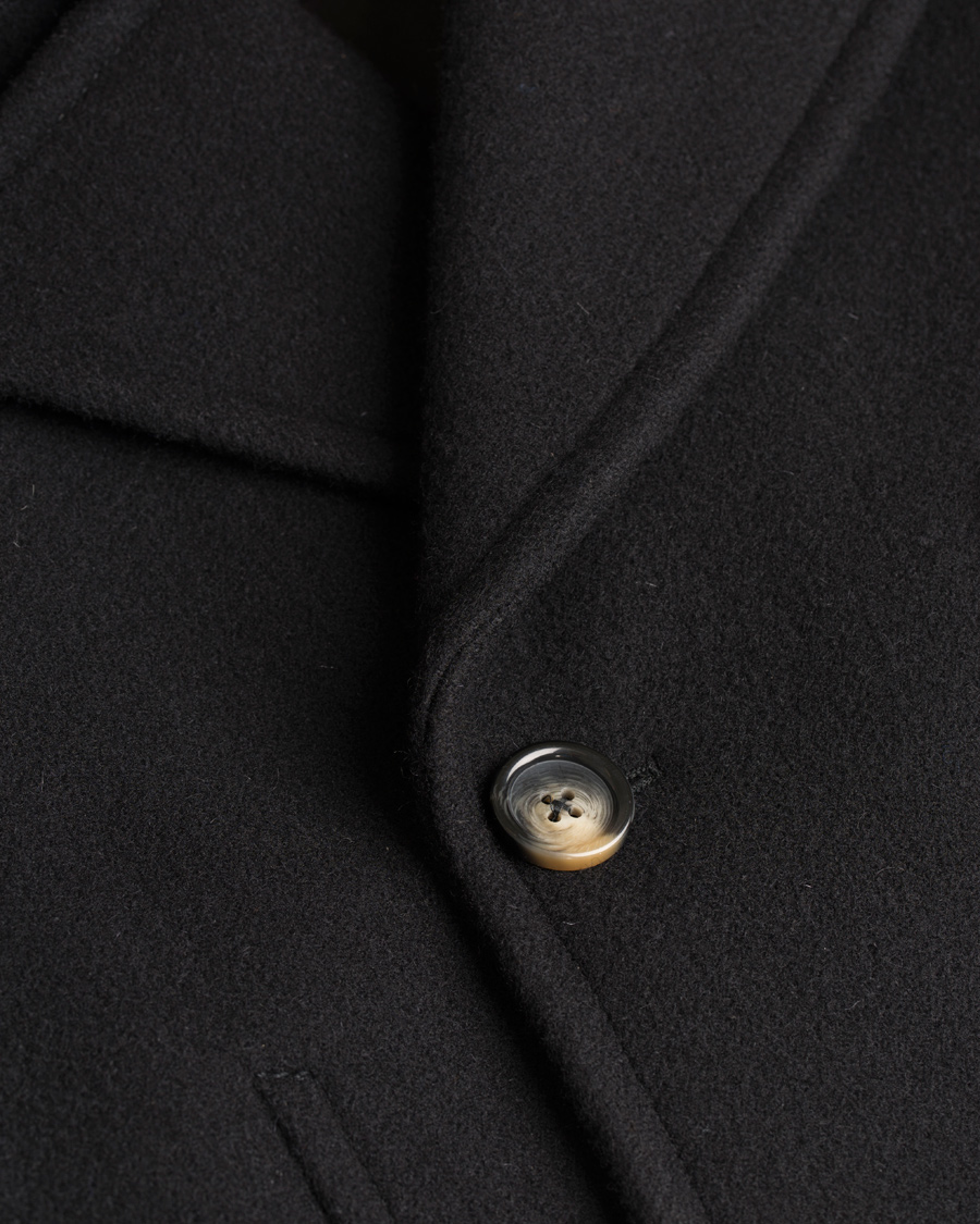 Herre | Jakker | J.Lindeberg | Wilton Pea Coat Jacket Black