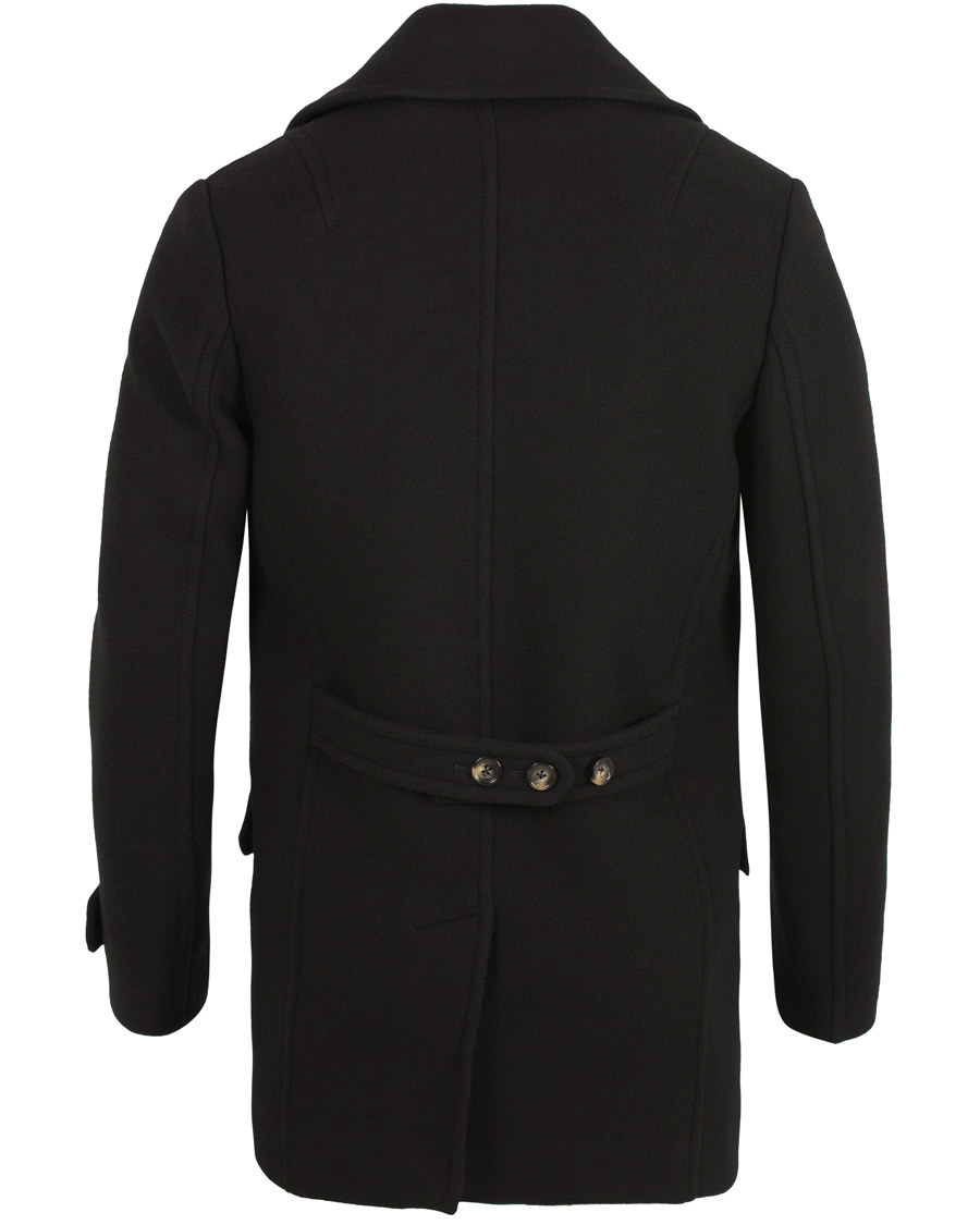 Herre | Jakker | J.Lindeberg | Wilton Pea Coat Jacket Black
