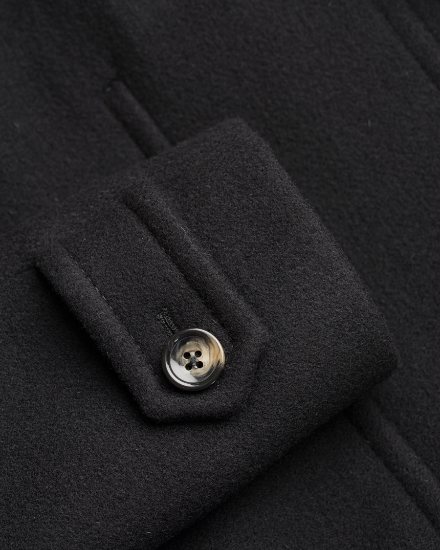 Herre | Jakker | J.Lindeberg | Wilton Pea Coat Jacket Black