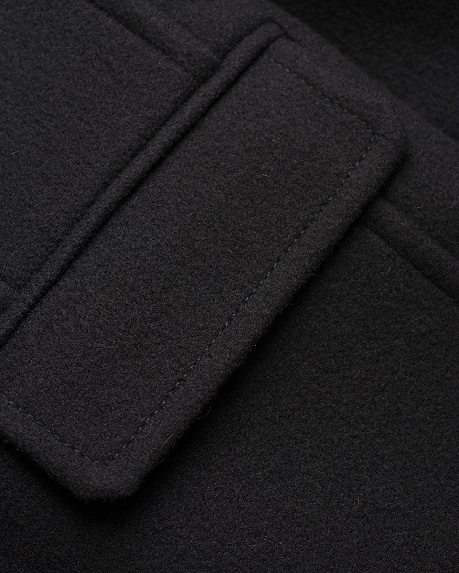 Herre | Jakker | J.Lindeberg | Wilton Pea Coat Jacket Black