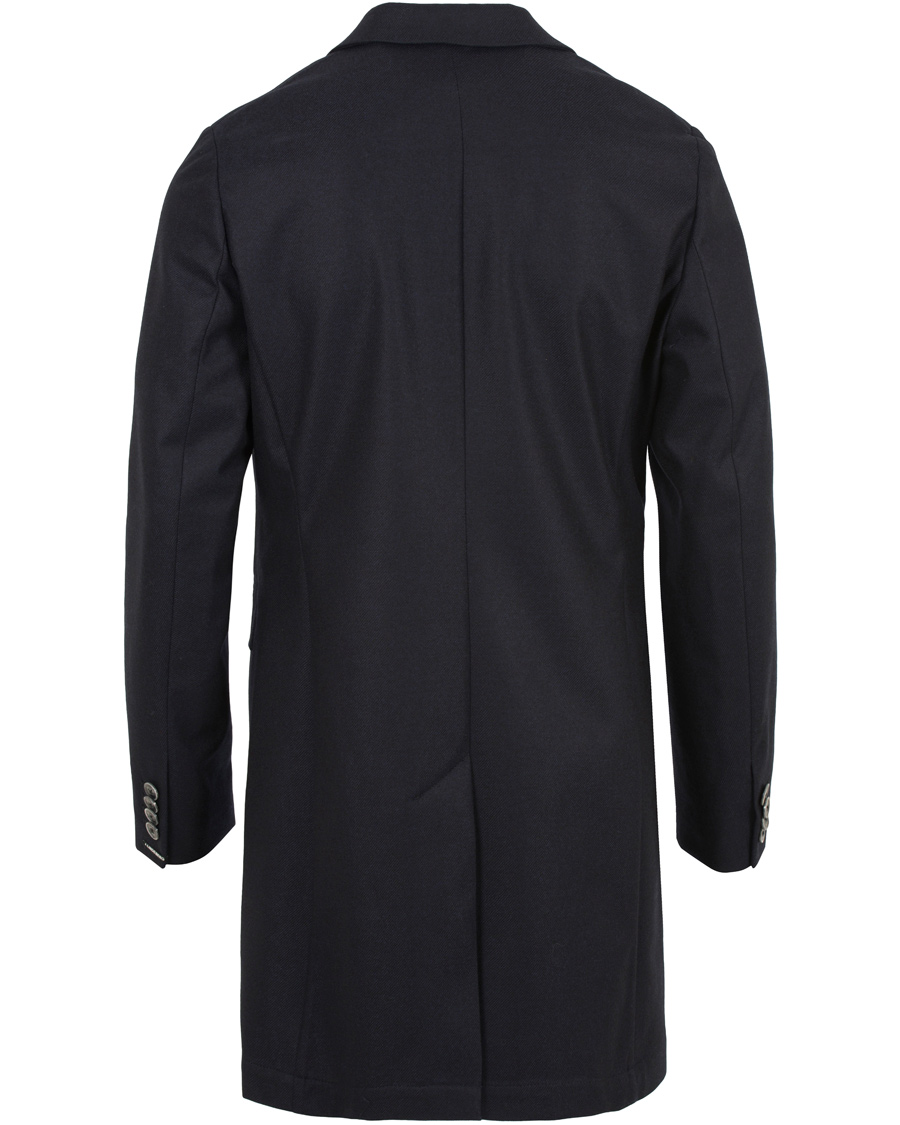 Herre | Jakker | J.Lindeberg | Wilhelmer Loro Piana Storm System Coat Dark Navy