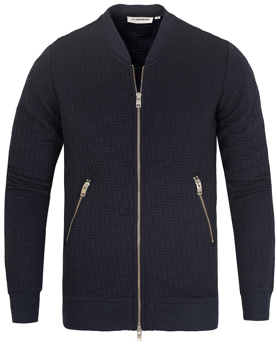 Herre | Gensere | J.Lindeberg | Randall Quilt Jersey Midnight