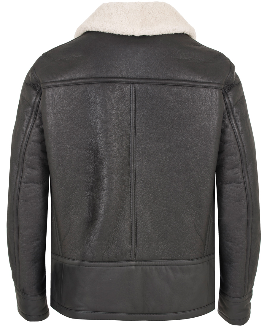Herre | Jakker | GANT Rugger | The Shearling Aviator Jacket Black
