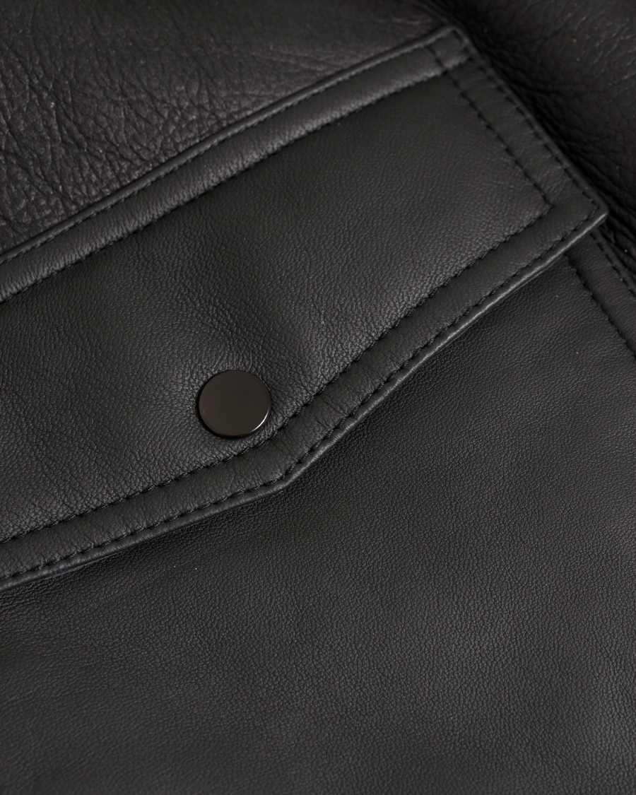 Herre | Jakker | GANT Rugger | The Shearling Aviator Jacket Black