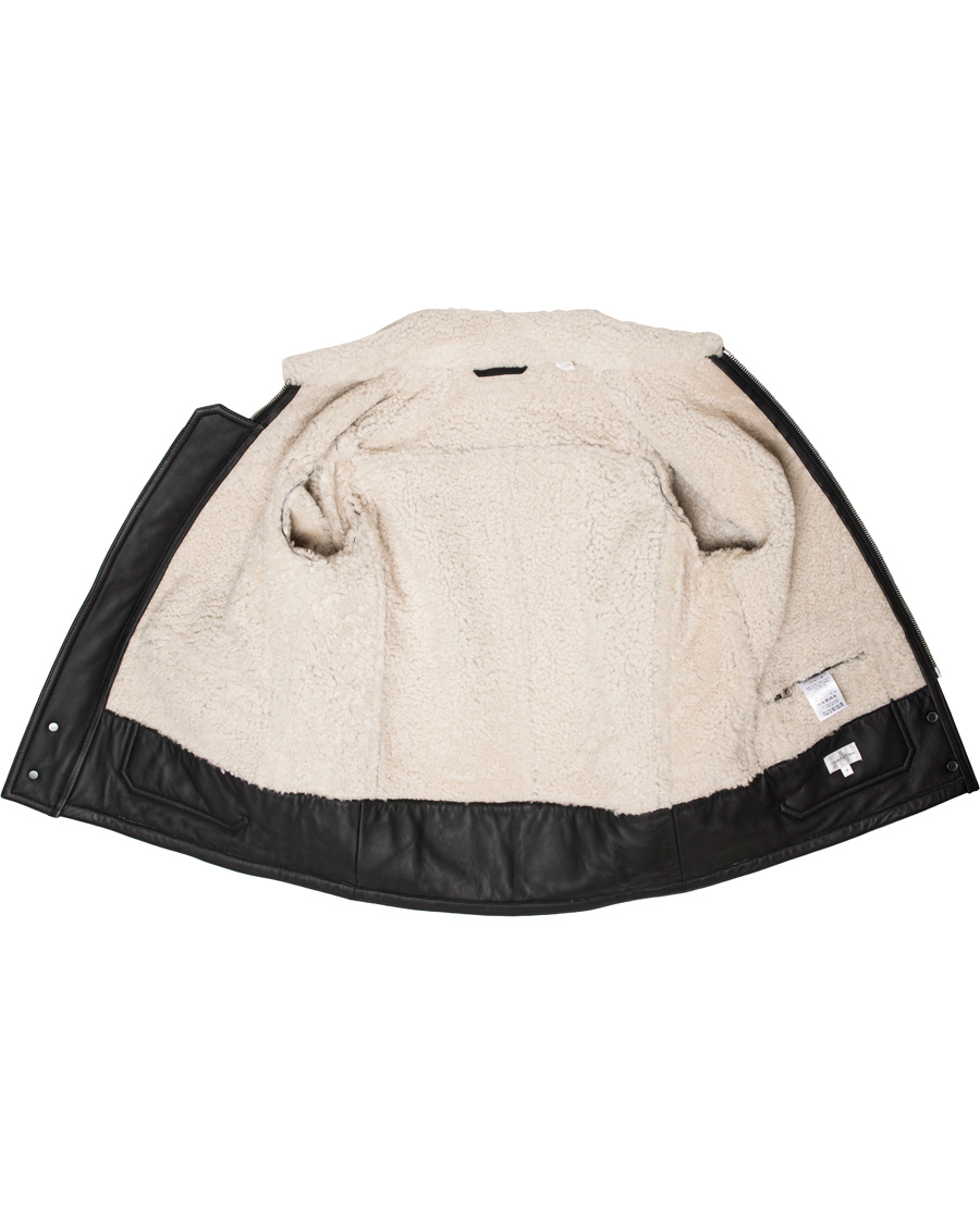 Herre | Jakker | GANT Rugger | The Shearling Aviator Jacket Black