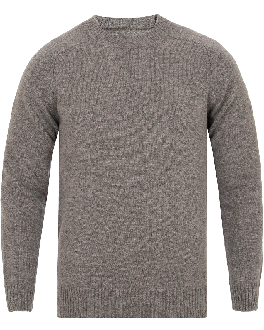 Herre | Gensere | GANT Rugger | The Shetland Sweater Grey Melange