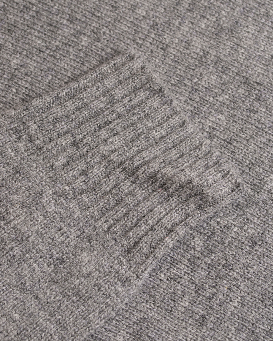 Herre | Gensere | GANT Rugger | The Shetland Sweater Grey Melange