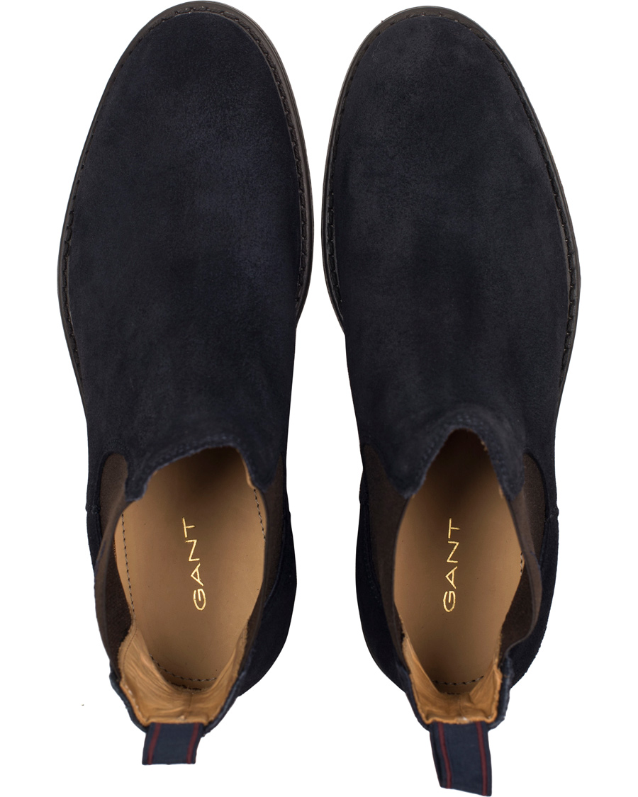 Herre | GANT Oscar Chelsea Boot Navy Suede | GANT | Oscar Chelsea Boot Navy Suede