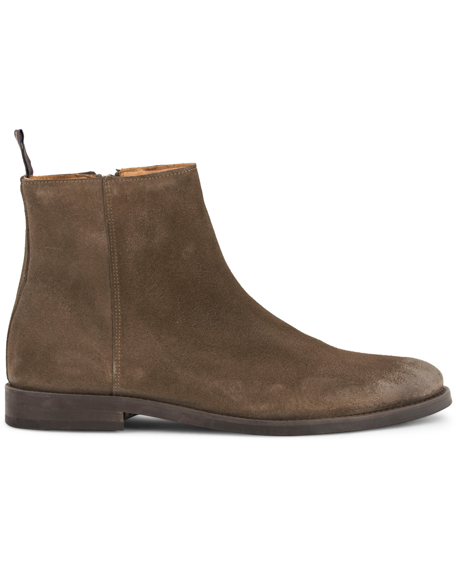 Herre | GANT Max Zip Chelsea Boot Iron Grey Suede | GANT | Max Zip Chelsea Boot Iron Grey Suede