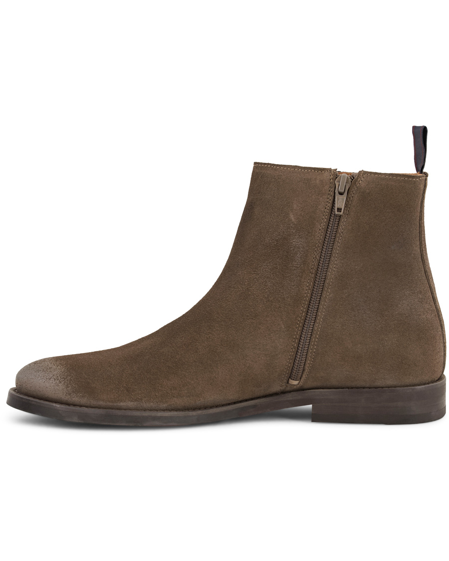 Herre | GANT Max Zip Chelsea Boot Iron Grey Suede | GANT | Max Zip Chelsea Boot Iron Grey Suede