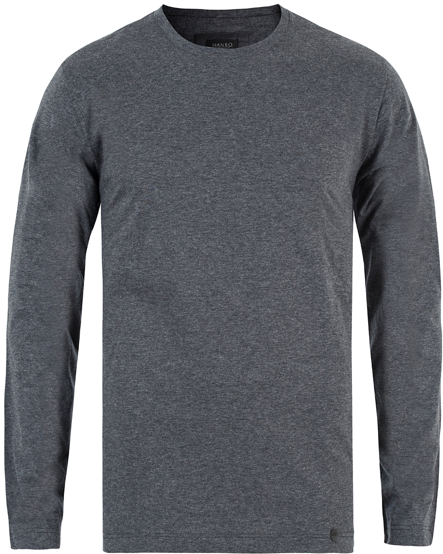 Herre | Undertøy | Hanro | Night & Day Sweater Enigma Grey Melange