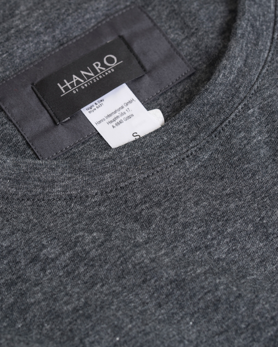 Herre | Undertøy | Hanro | Night & Day Sweater Enigma Grey Melange