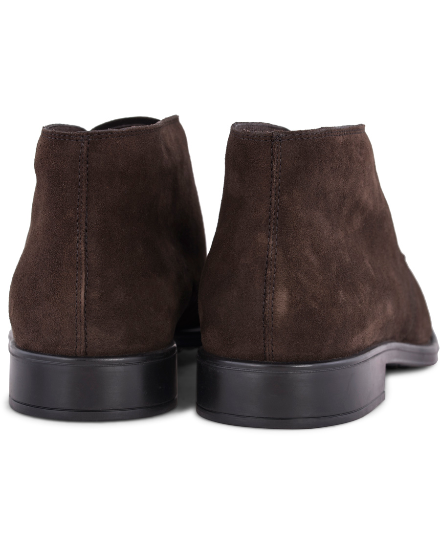 Herre | Tod's Polacco RQ Chukka Dark Brown Suede | Tod's | Polacco RQ Chukka Dark Brown Suede
