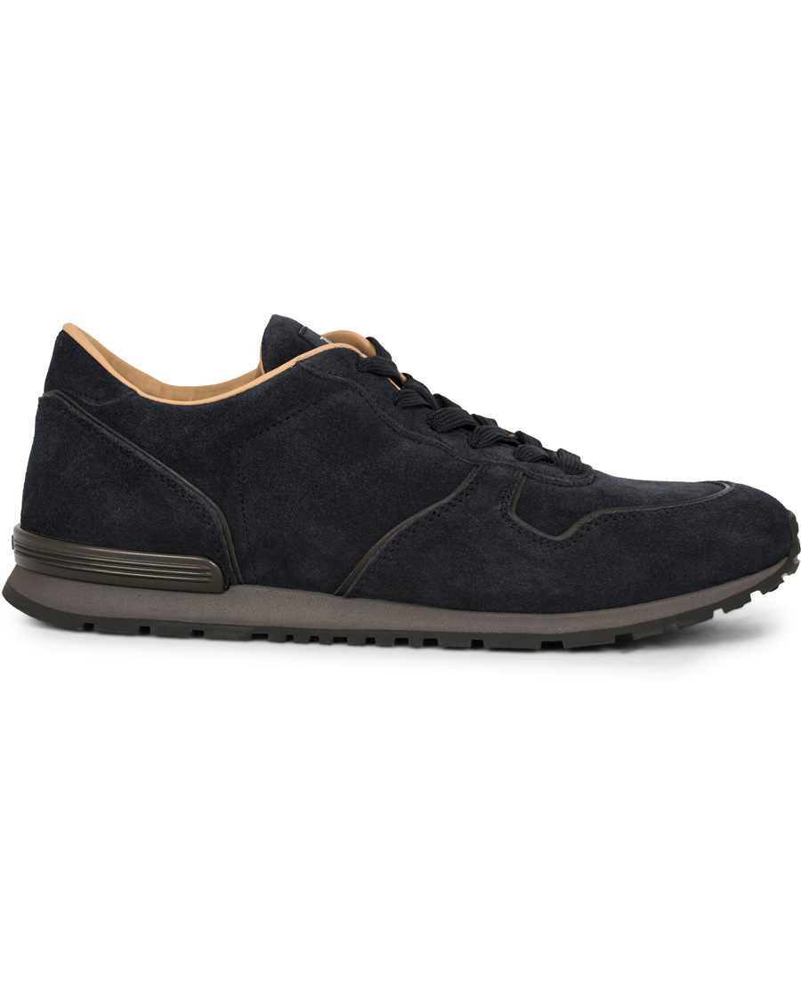 Herre | Tod's Sportivo Running Sneaker Dark Blue Suede | Tod's | Sportivo Running Sneaker Dark Blue Suede