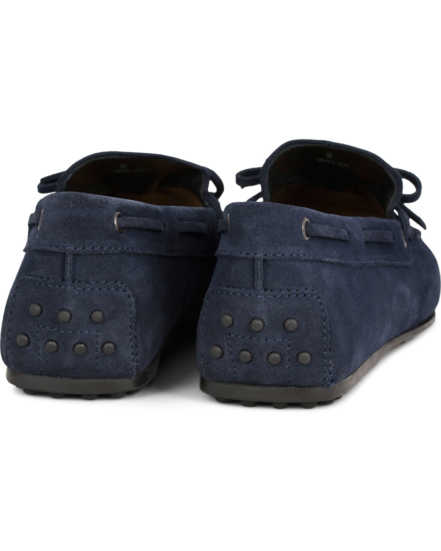 Herre | Tod's Laccetto City Carshoe Navy Suede | Tod's | Laccetto City Carshoe Navy Suede