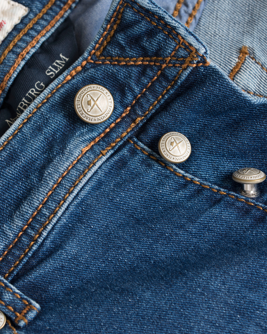 Herre | Jeans | Hackett | Newburg Slim Fit Jeans Light Wash