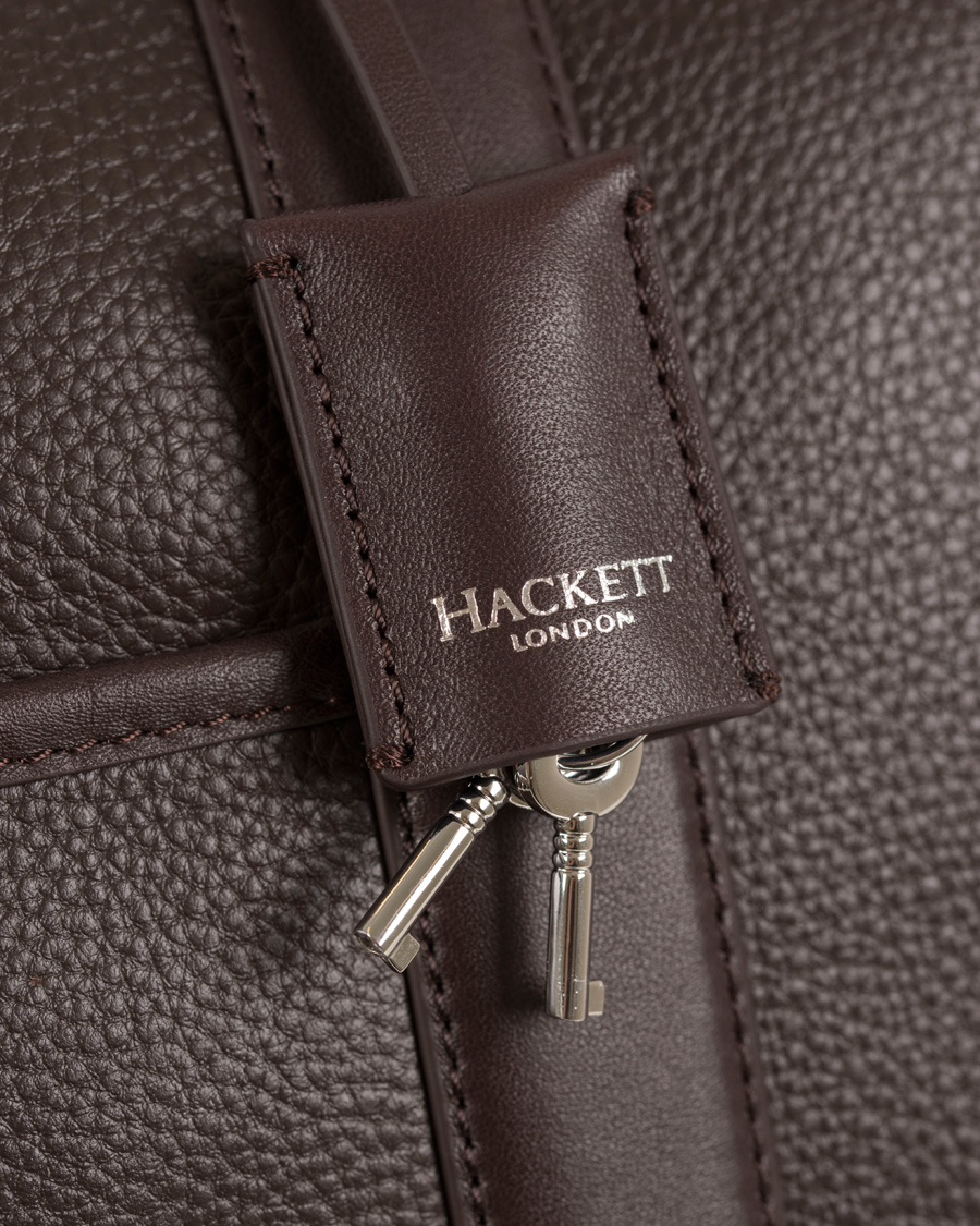 Herre | Hackett The Pebble Boston Holdall Brown | Hackett | The Pebble Boston Holdall Brown