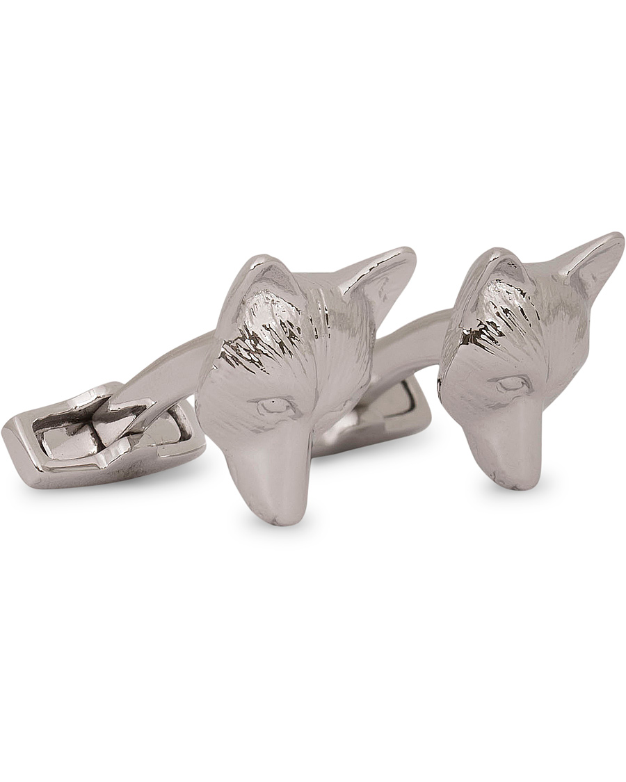 Hackett Fox Head Cufflinks Silver hos CareOfCarl.no