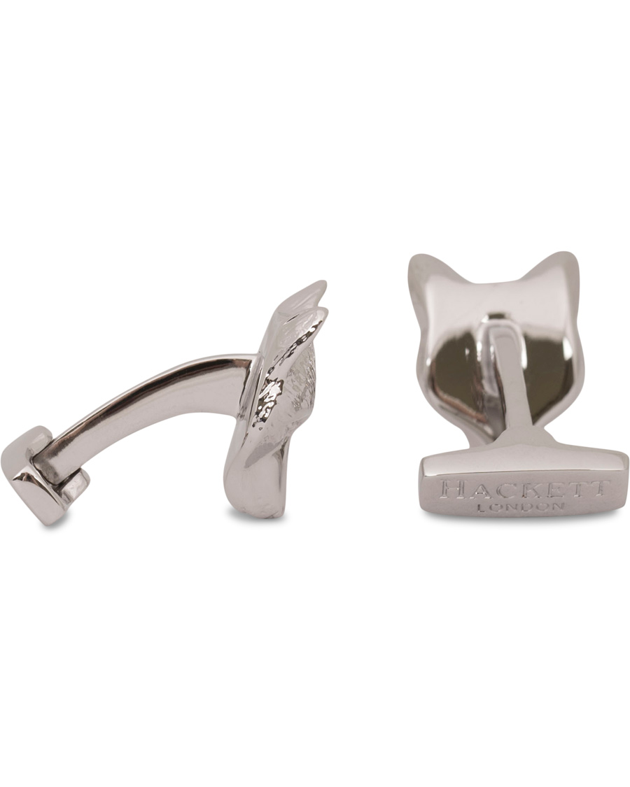 Herre | Hackett Fox Head Cufflinks Silver | Hackett | Fox Head Cufflinks Silver