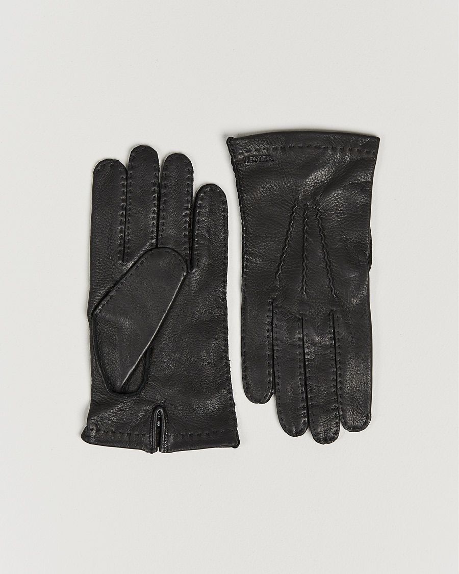 Herre | Hansker | Hestra | Henry Unlined Deerskin Glove Black