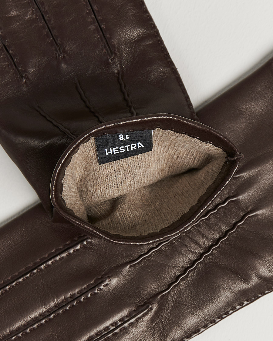 Herre | Business & Beyond | Hestra | Edward Wool Liner Glove Espresso