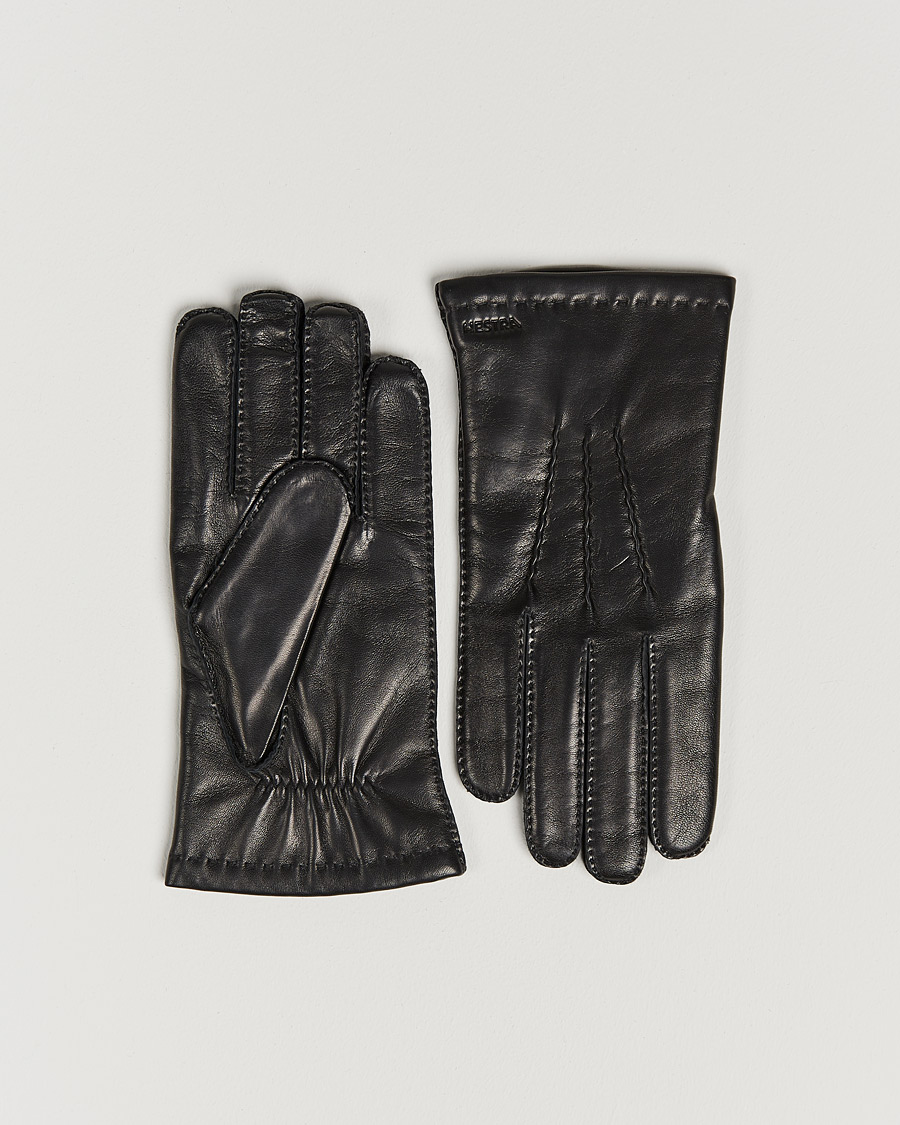 Herre |  | Hestra | Edward Wool Liner Glove Black