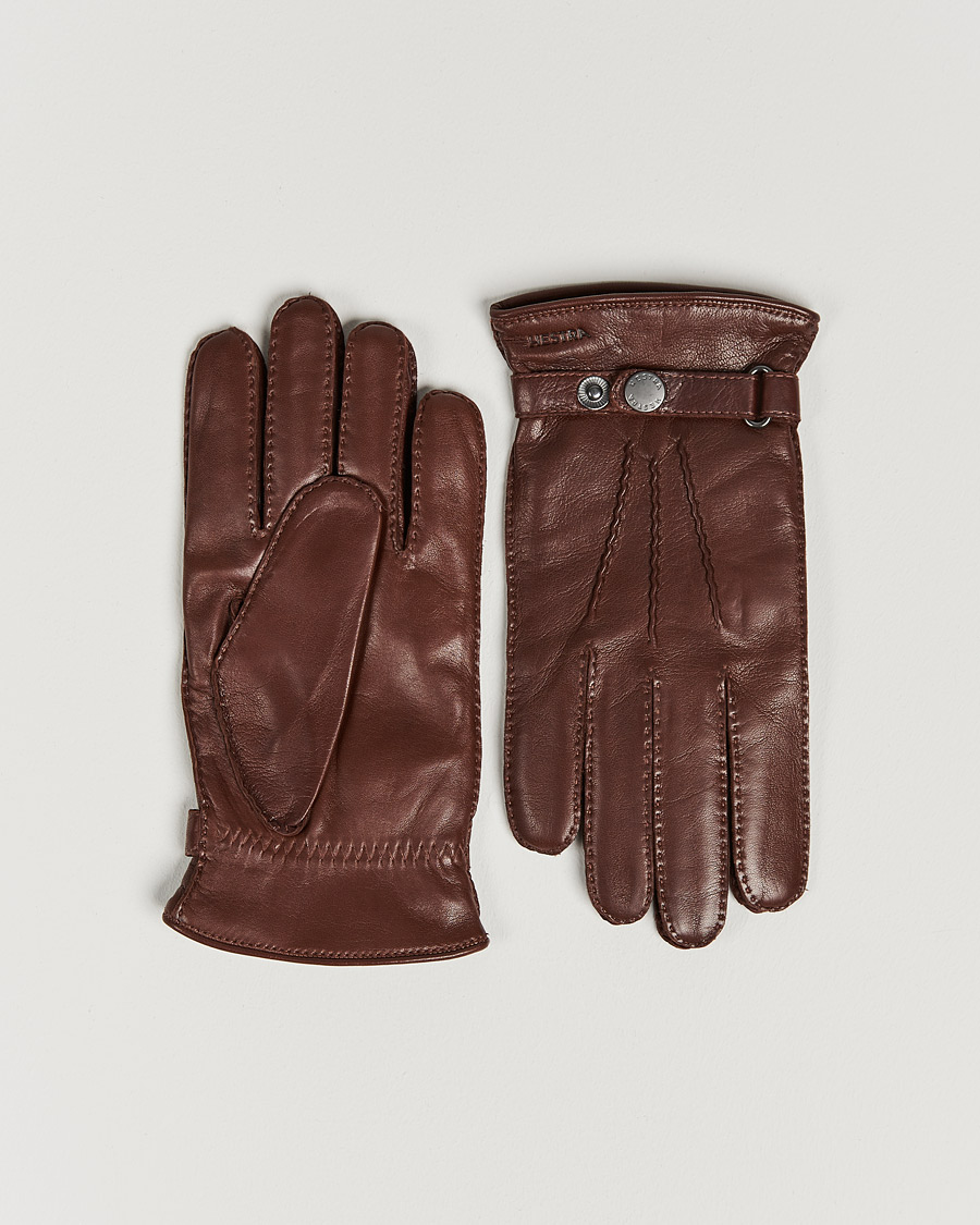 Herre | Hansker | Hestra | Jake Wool Lined Buckle Glove Chestnut