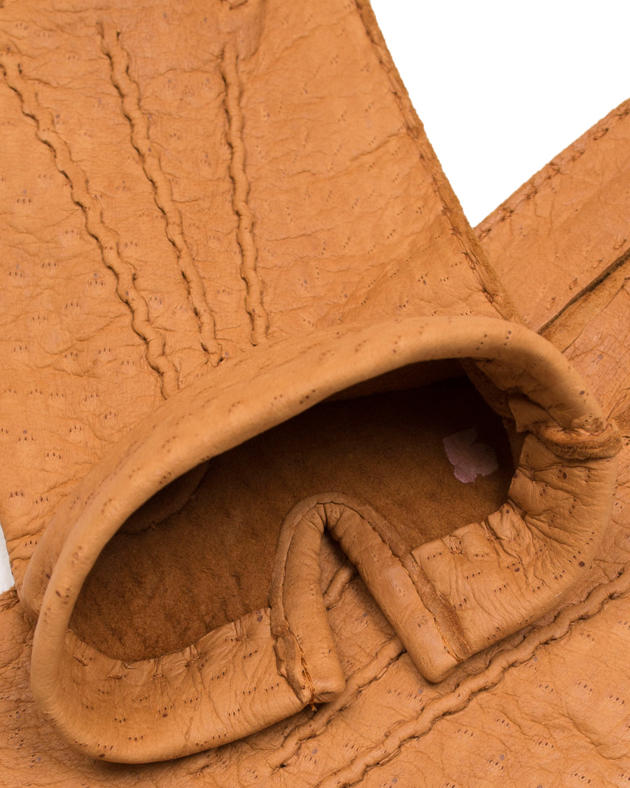 Herre | Hestra Peccary Handsewn Unlined Glove Cognac | Hestra | Peccary Handsewn Unlined Glove Cognac