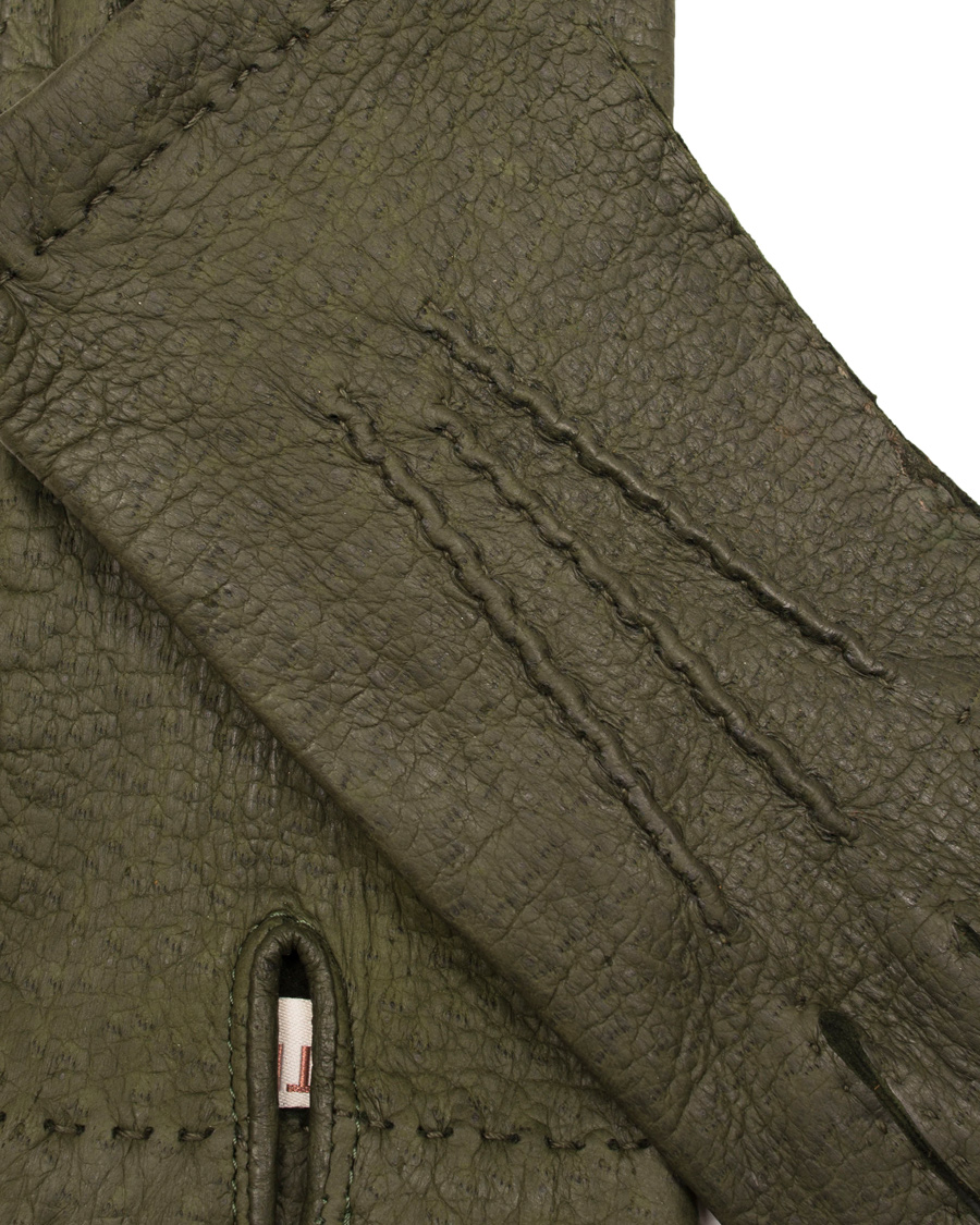 Herre | Hestra Peccary Handsewn Unlined Glove Forrest Green | Hestra | Peccary Handsewn Unlined Glove Forrest Green