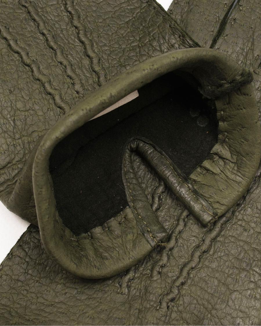 Herre | Hestra Peccary Handsewn Unlined Glove Forrest Green | Hestra | Peccary Handsewn Unlined Glove Forrest Green