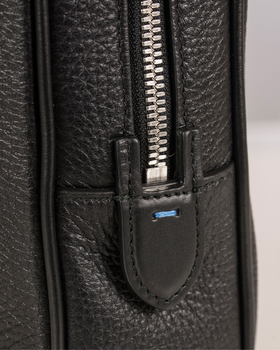 Herre | Smythson Burlington Slim Briefcase Black Deerskin | Smythson | Burlington Slim Briefcase Black Deerskin