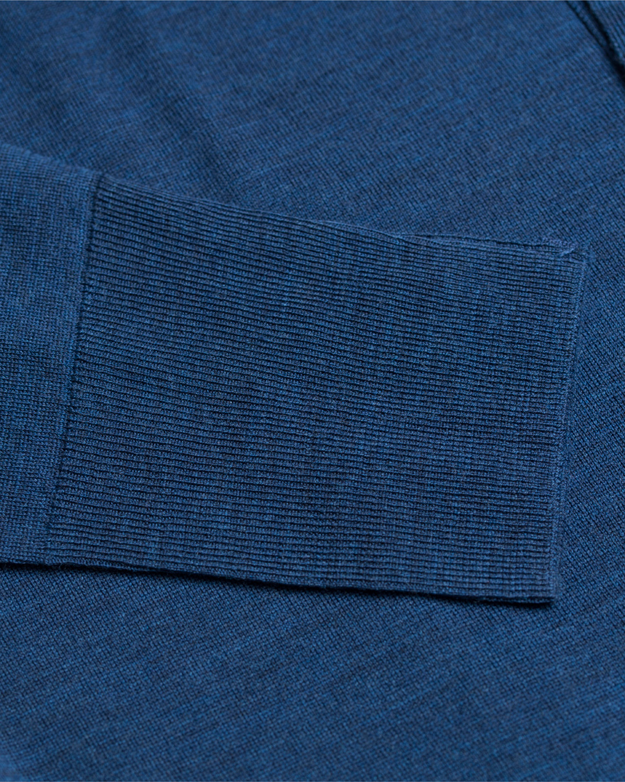 Herre | Gensere | John Smedley | Bryn Extra Fine Merino Cardigan Indigo