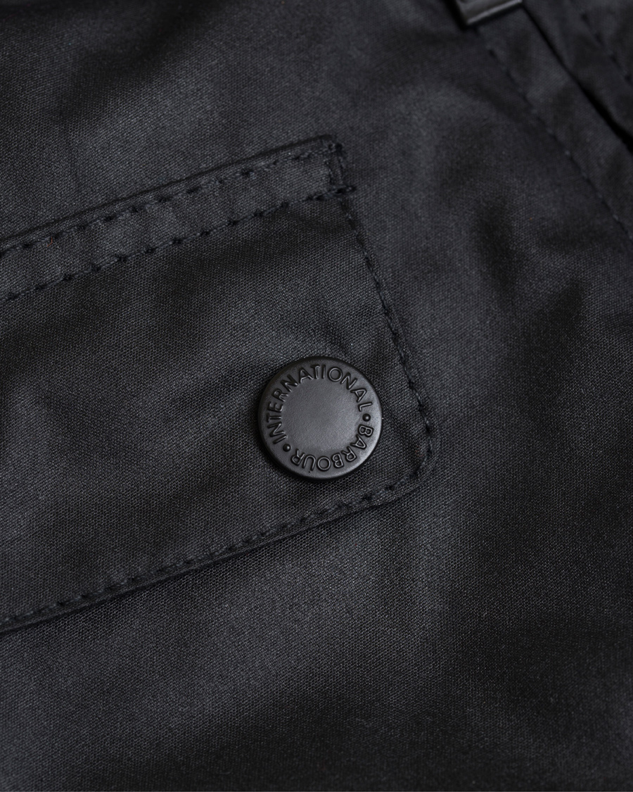Herre | Jakker | Barbour International | Valve Wax Jacket Black