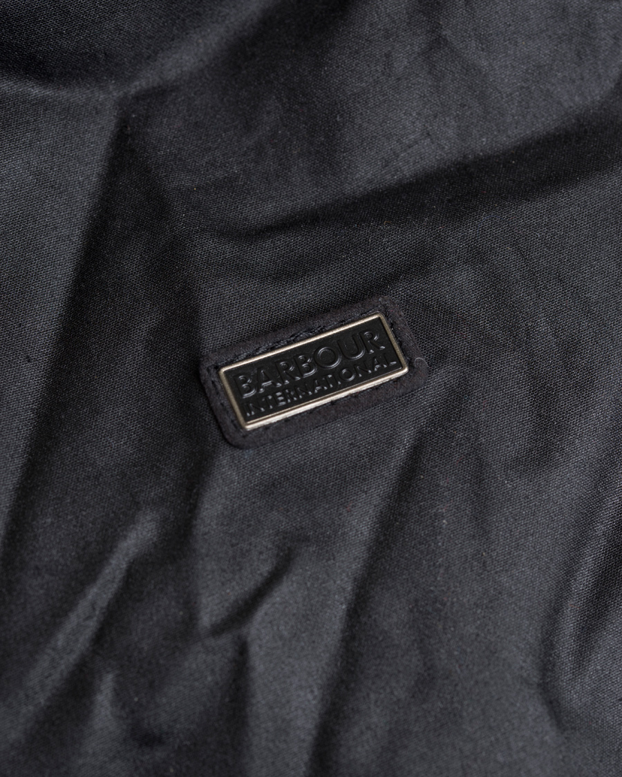 Herre | Jakker | Barbour International | Valve Wax Jacket Black