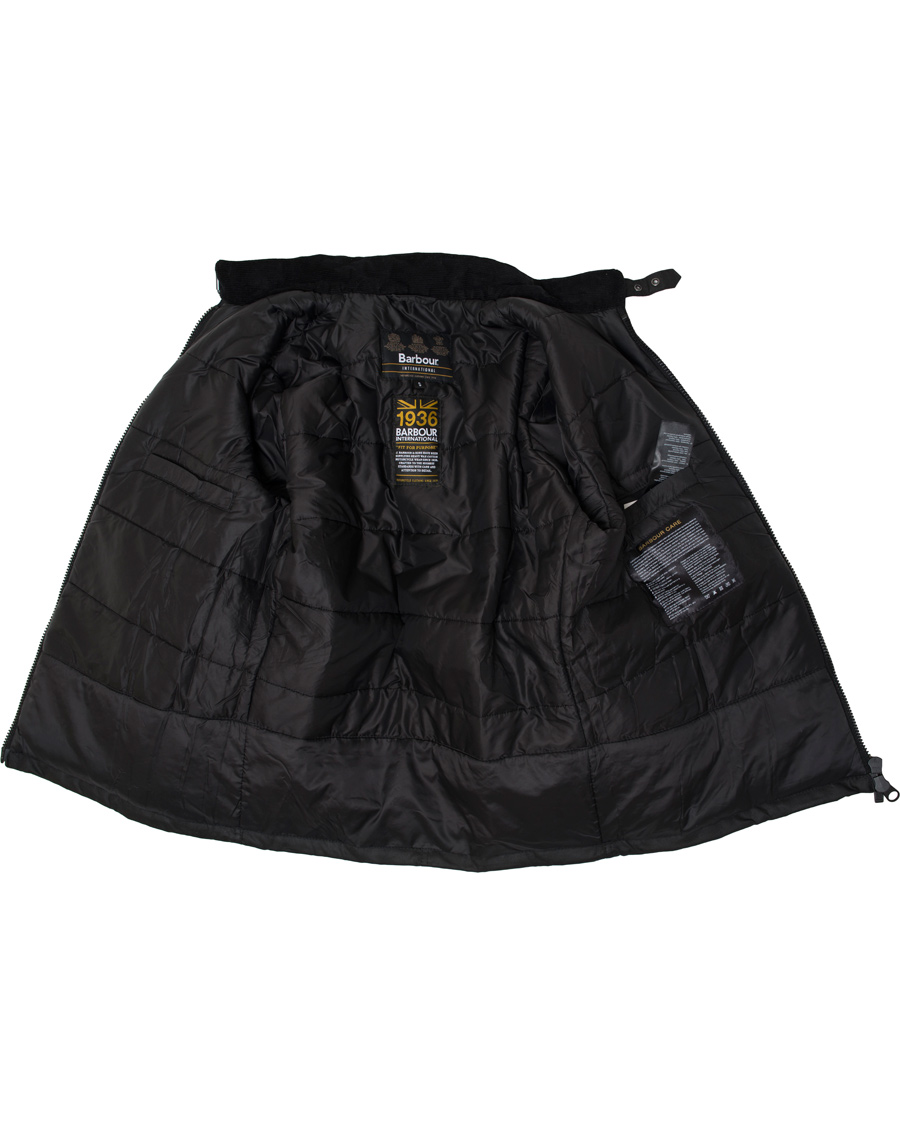 Herre | Jakker | Barbour International | Valve Wax Jacket Black