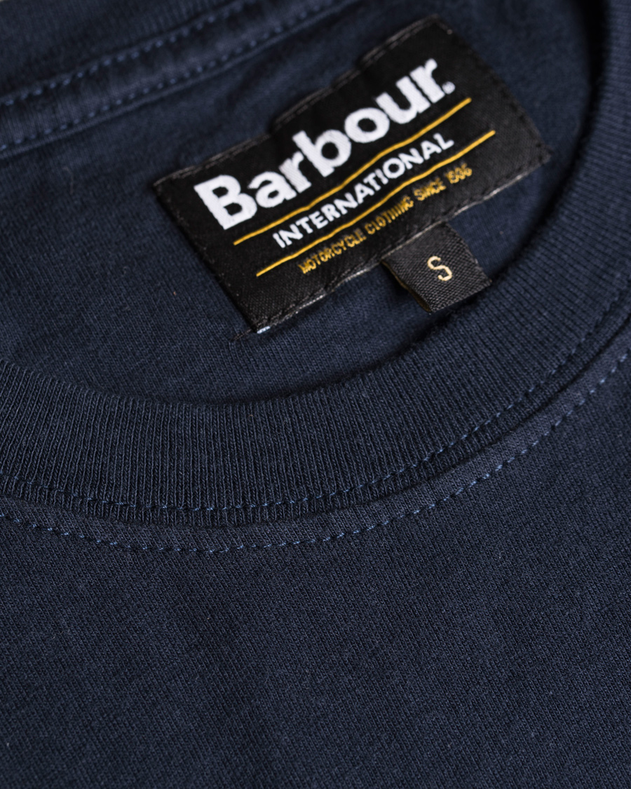 Herre | T-Shirts | Barbour International | Flags Tee Navy