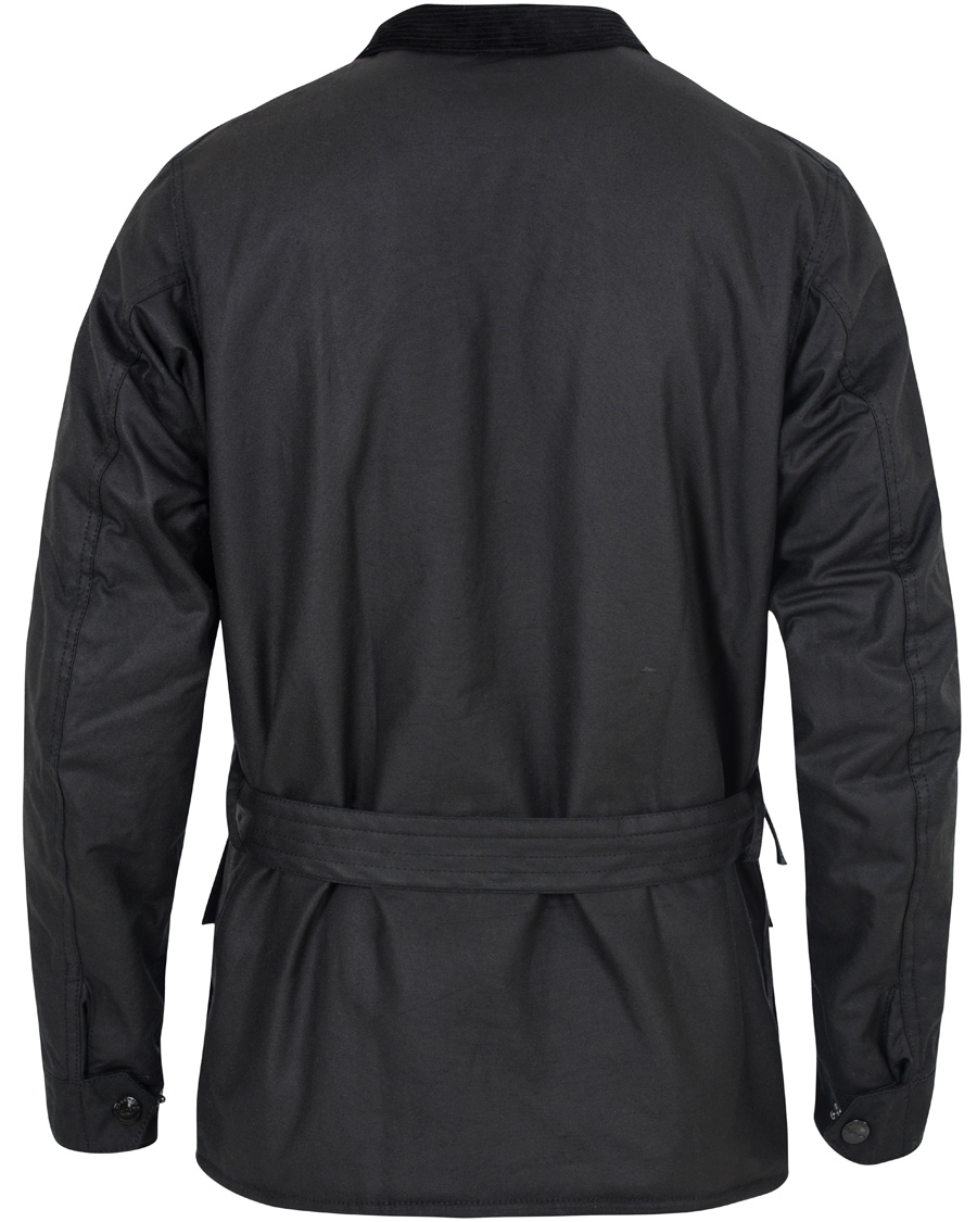 Herre | Jakker | Barbour International | Triumph A7 Wax Jacket Black