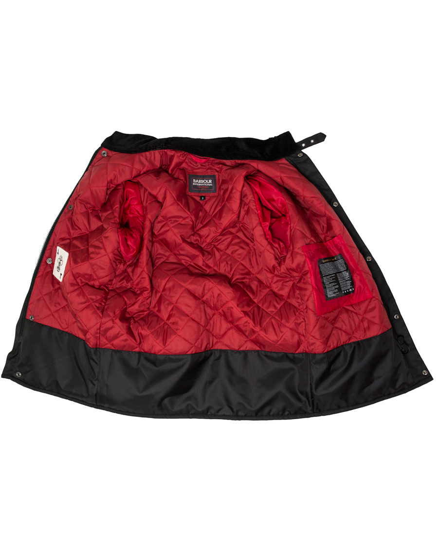 Herre | Jakker | Barbour International | Triumph A7 Wax Jacket Black