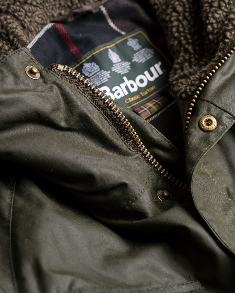 Herre | Jakker | Barbour Lifestyle | Brindle Wax Parka Ferm Green