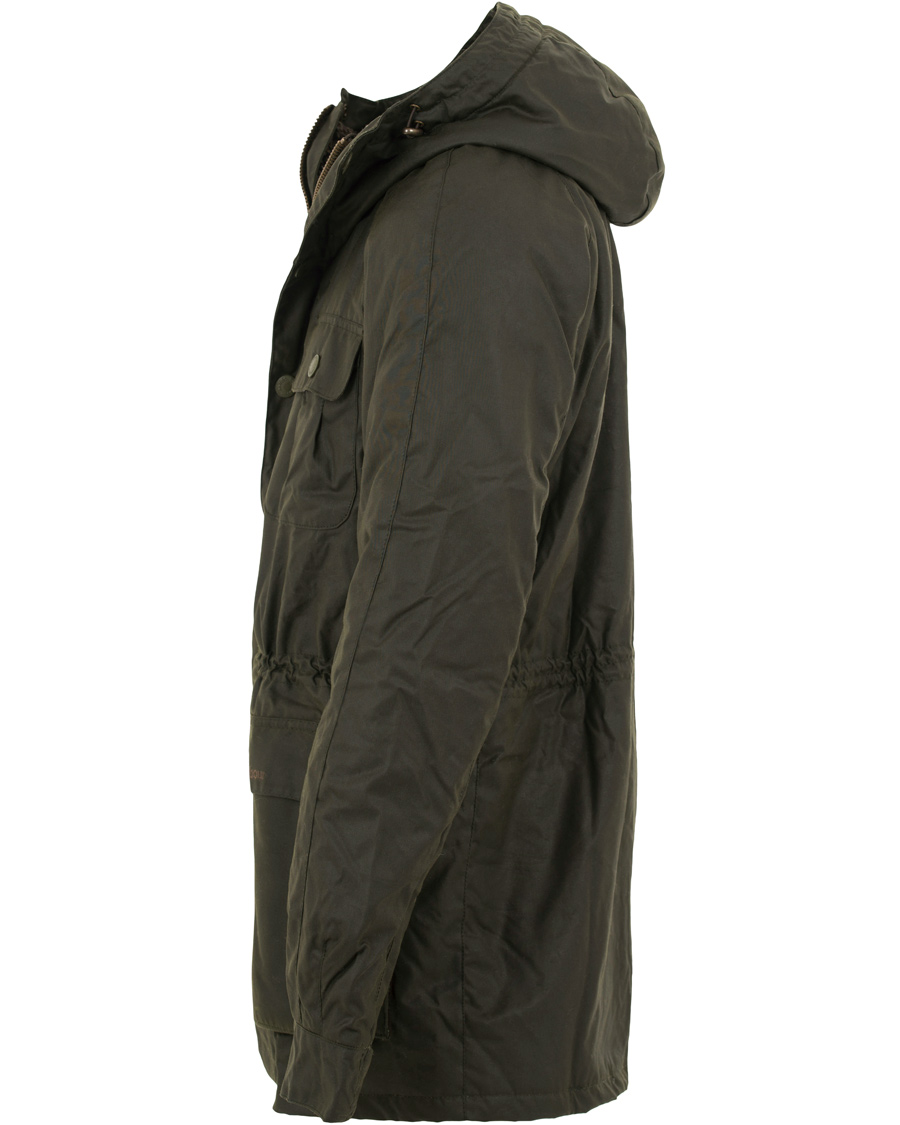 Herre | Jakker | Barbour Lifestyle | Brindle Wax Parka Ferm Green