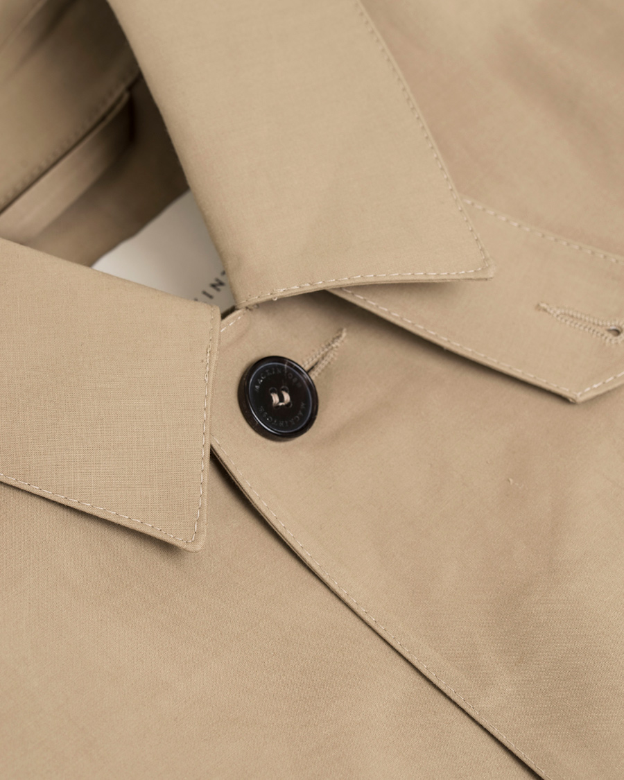 Herre | Jakker | Mackintosh | Cotton Coat Fawn Beige