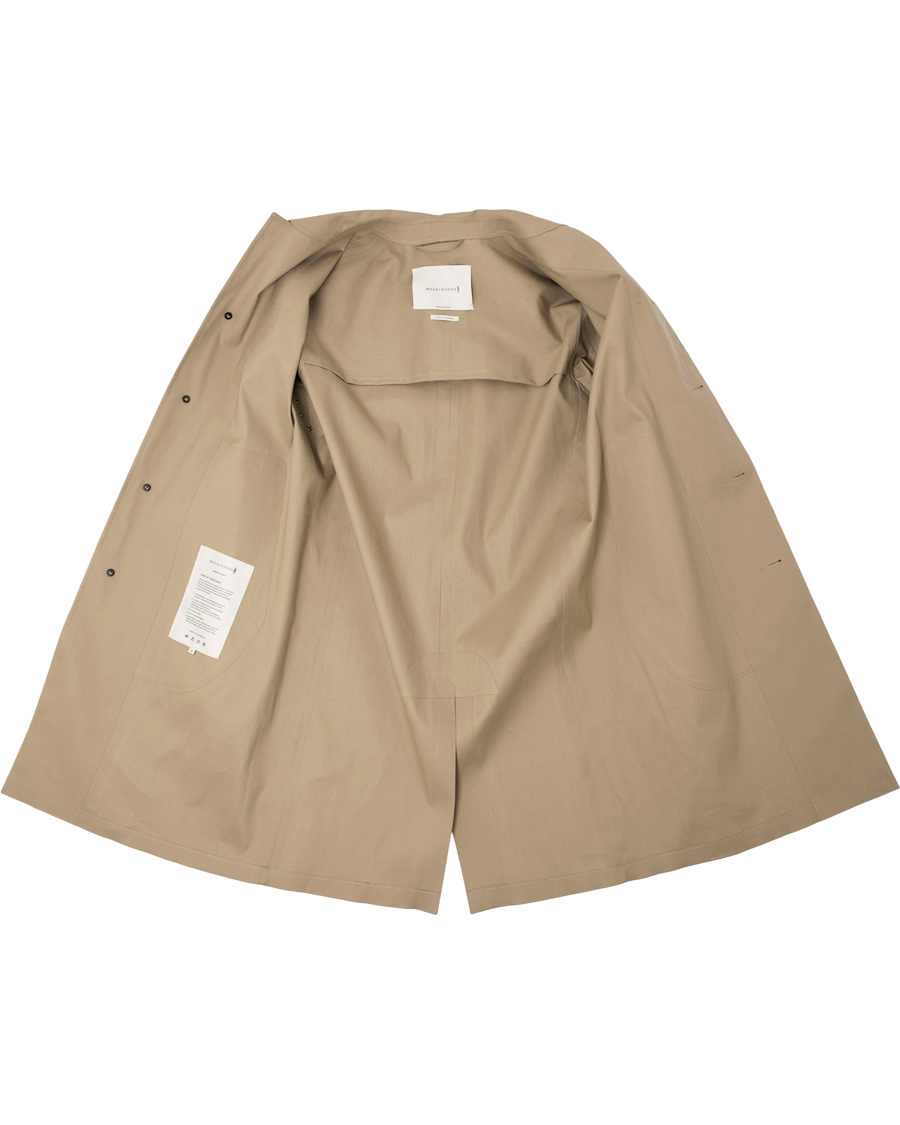Herre | Jakker | Mackintosh | Cotton Coat Fawn Beige