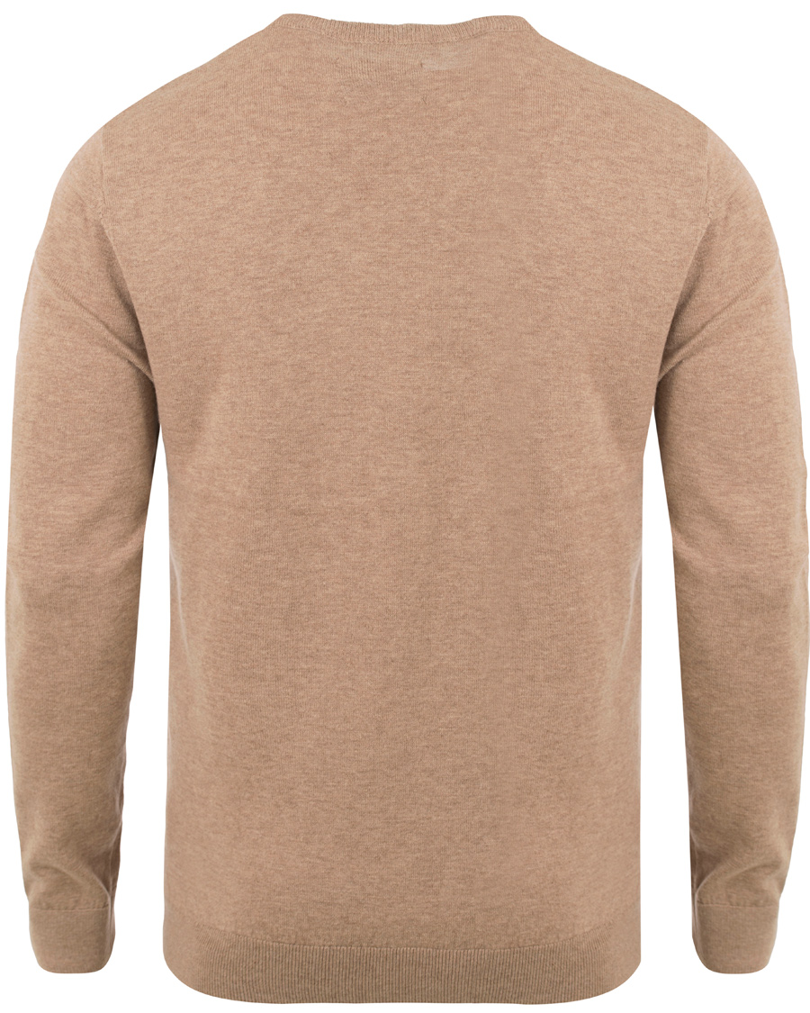 Herre | Gensere | Lexington | Jeff Crewneck Sweater Silver Mink Beige