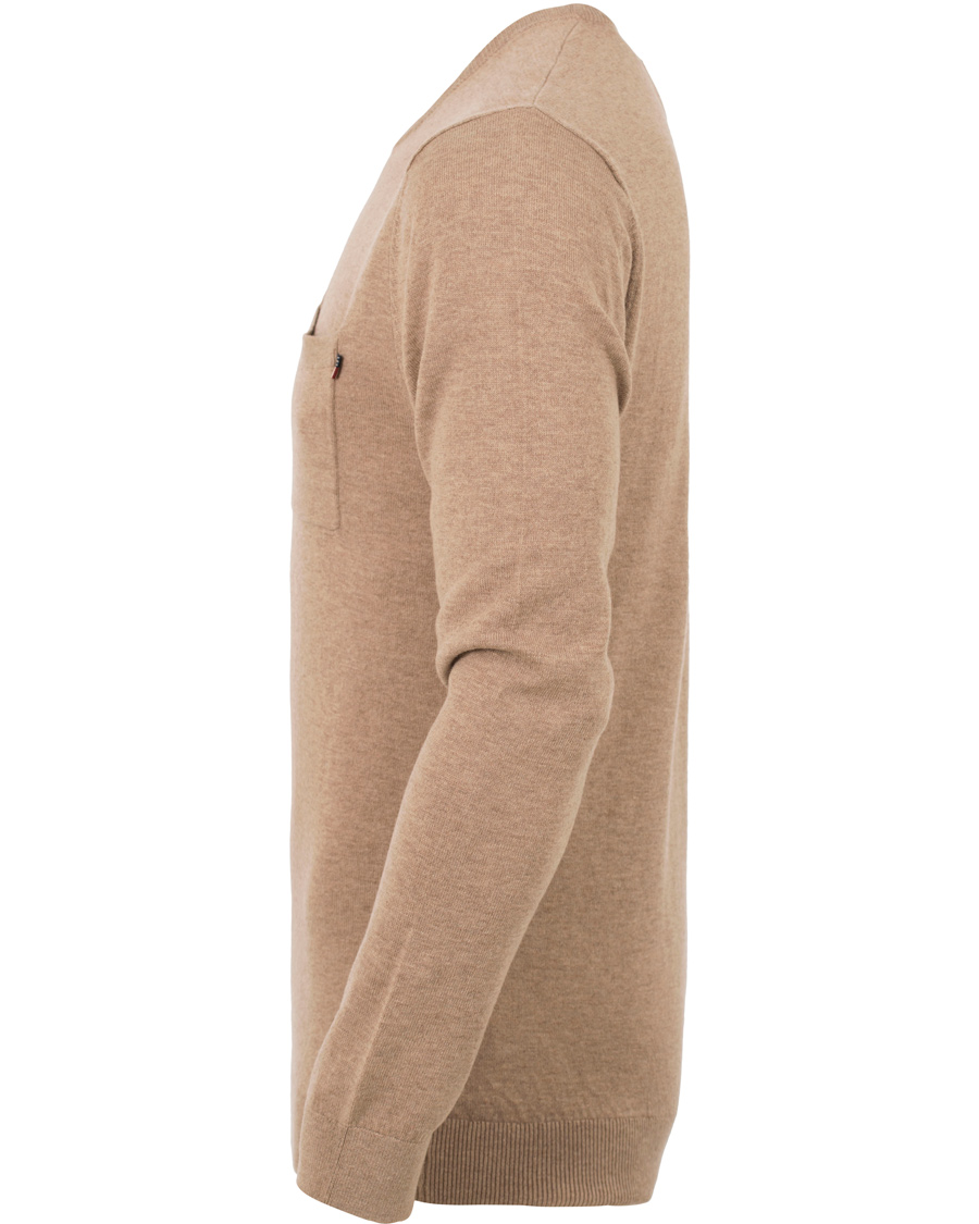 Herre | Gensere | Lexington | Jeff Crewneck Sweater Silver Mink Beige