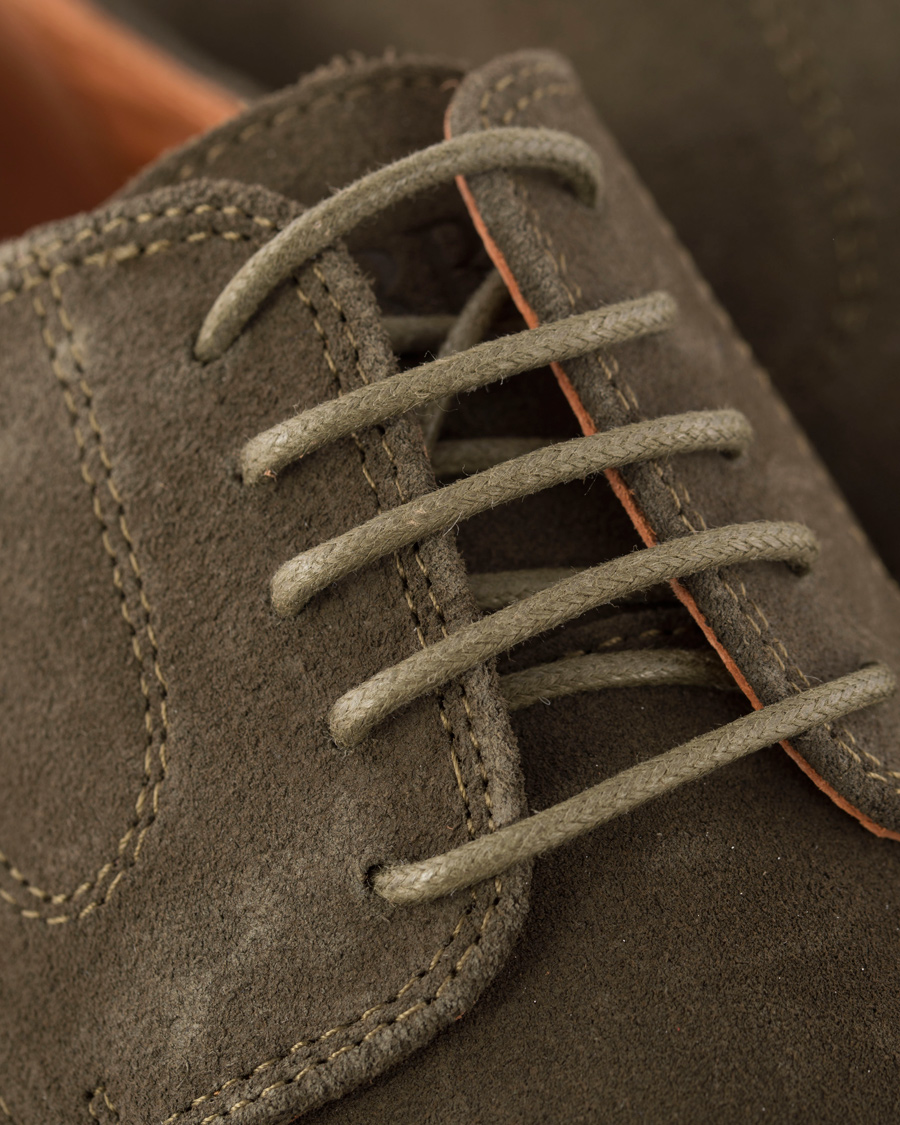 Herre | Morris Derby Suede Shoe Olive | Morris | Derby Suede Shoe Olive