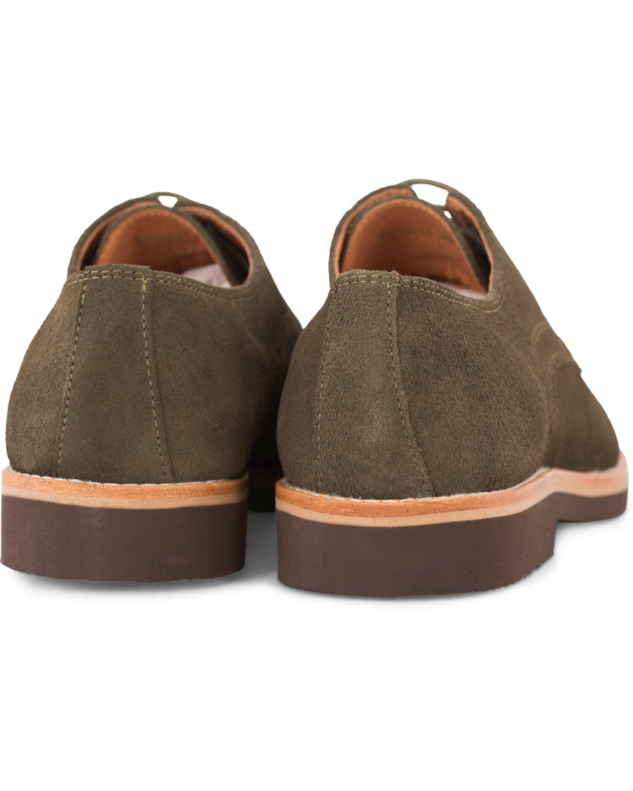 Herre | Morris Derby Suede Shoe Olive | Morris | Derby Suede Shoe Olive