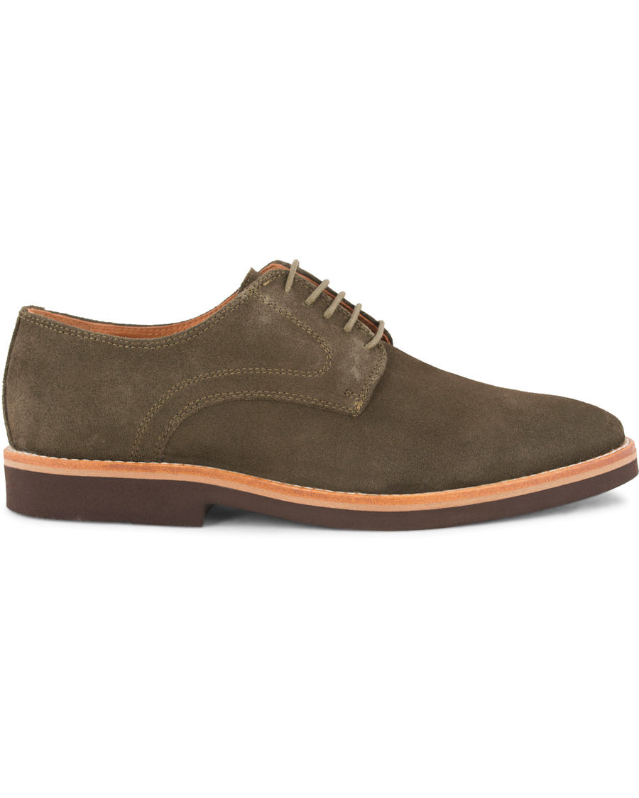 Herre | Morris Derby Suede Shoe Olive | Morris | Derby Suede Shoe Olive