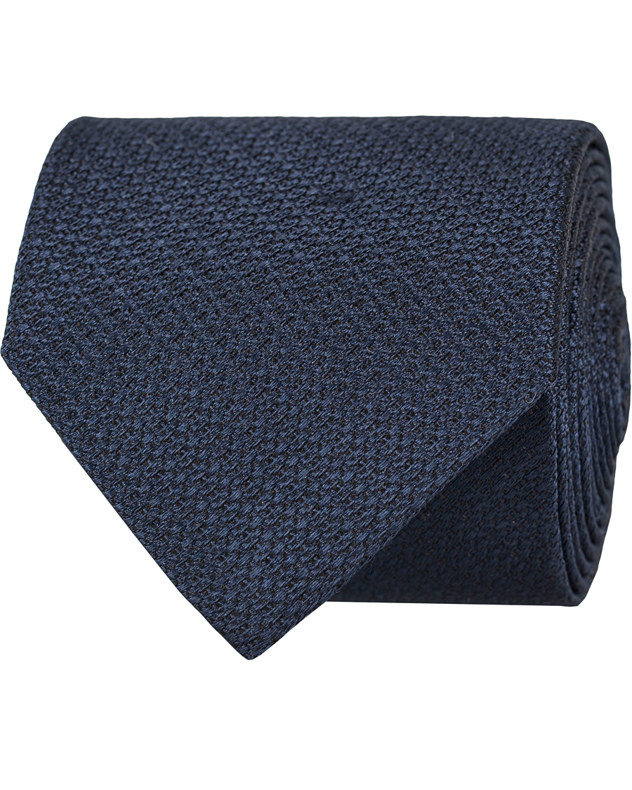 Herre | Tiger of Sweden Hanns 7 cm Silk Tie Dark Navy | Tiger of Sweden | Hanns 7 cm Silk Tie Dark Navy