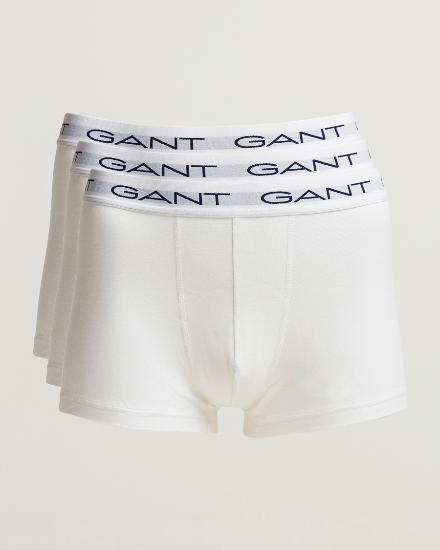 Herre | Undertøy | GANT | 3-Pack Trunk Boxer White